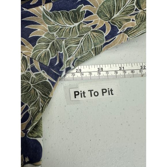 Royal Creations Mens Hawaiian Shirt Size 2XL Blue Made in Hawaii Vacation Cruise - Picture 5 of 7